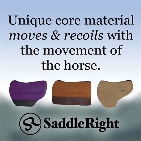 saddle right horse pads